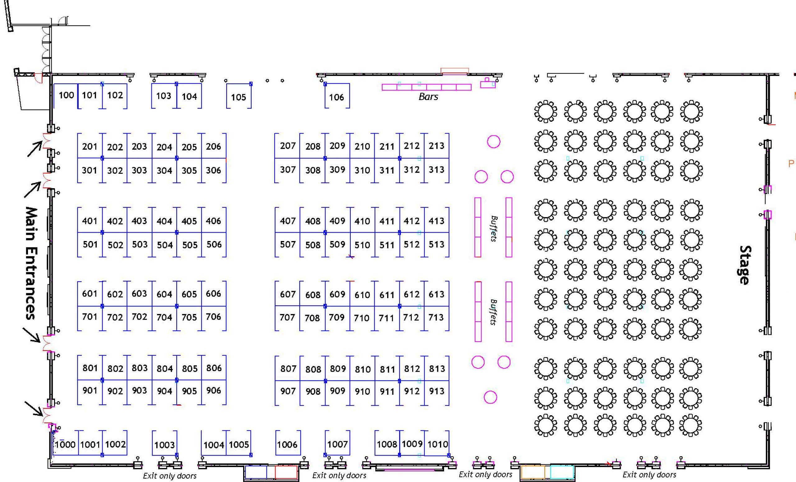 GEC 2026 Exhibit Hall Map