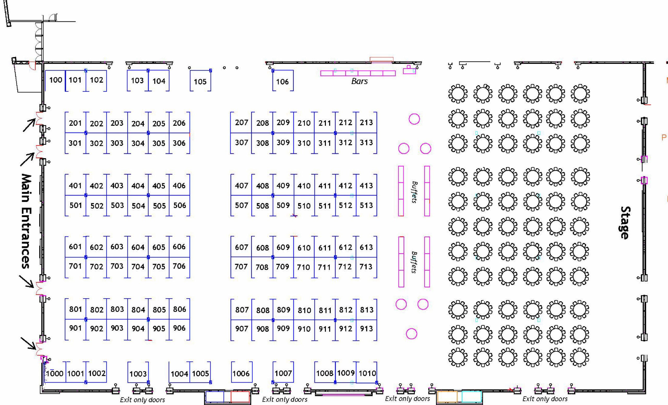 GEC 2026 Exhibit Hall Map